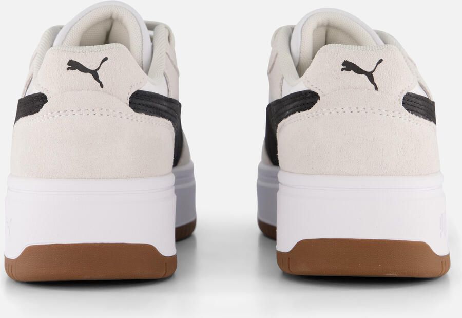 PUMA Rebound Femme Low SD Dames Sneakers White- Black-Frosted Ivory - Foto 3