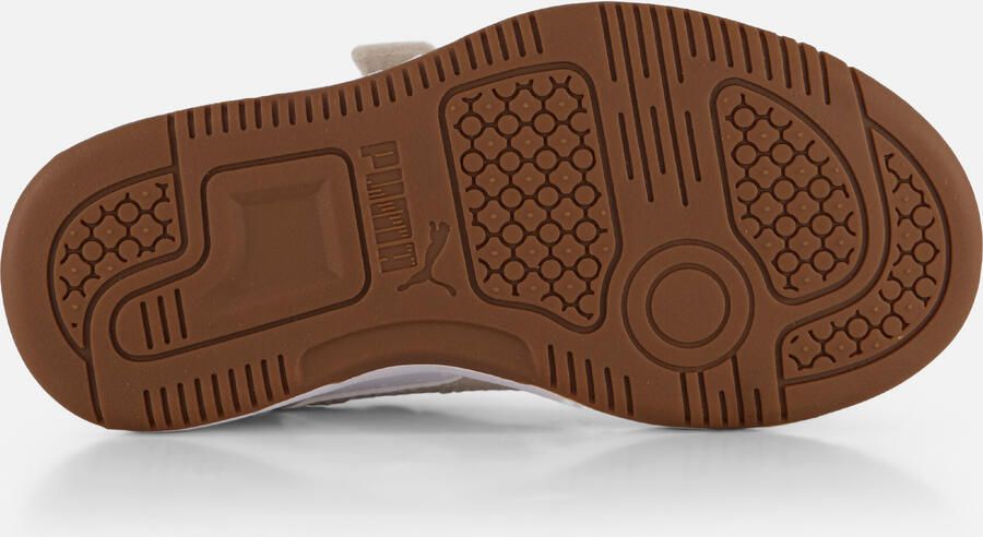 Puma Rebound Slam sneakers met panterprint ecru wit - Foto 6