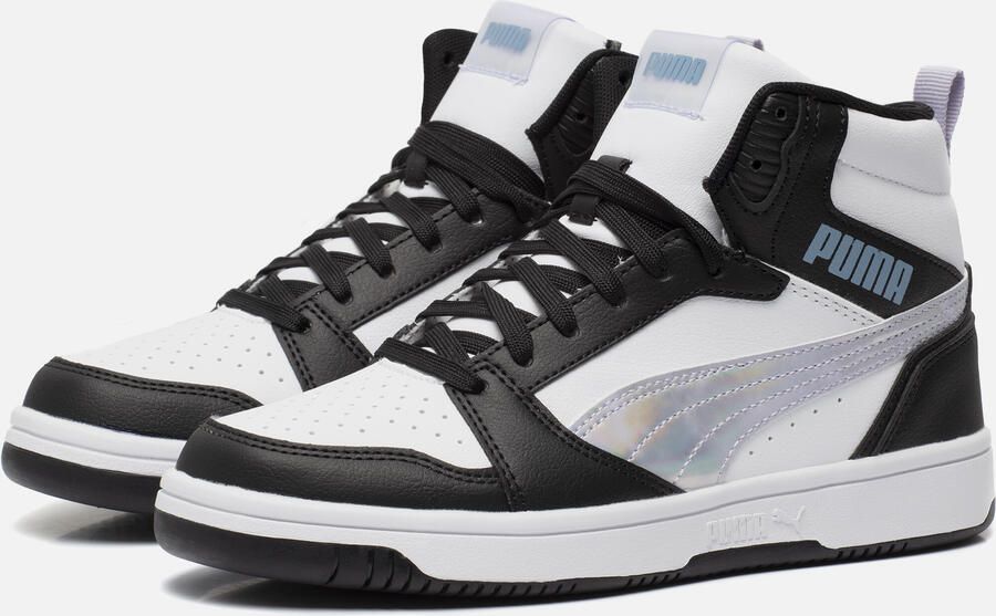 PUMA Rebound V6 Mid Space Belle Jr Meisjes Sneakers Black-Lilac Crush- White - Foto 7