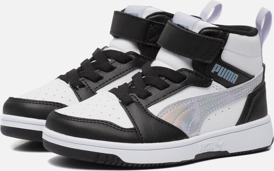 PUMA Rebound V6 Mid Space Belle AC+ PS Meisjes Sneakers Black-Lilac Crush- White - Foto 3