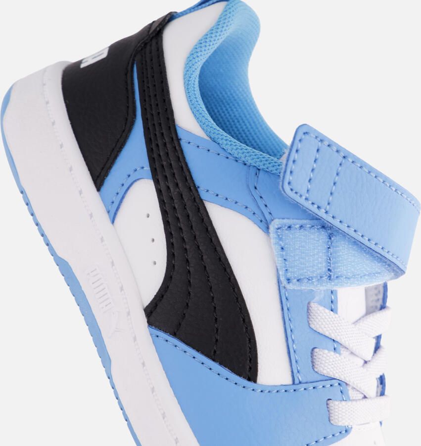 PUMA Rebound V6 Lo AC+ PS Unisex Sneakers Team Light Blue- Black- White - Foto 3