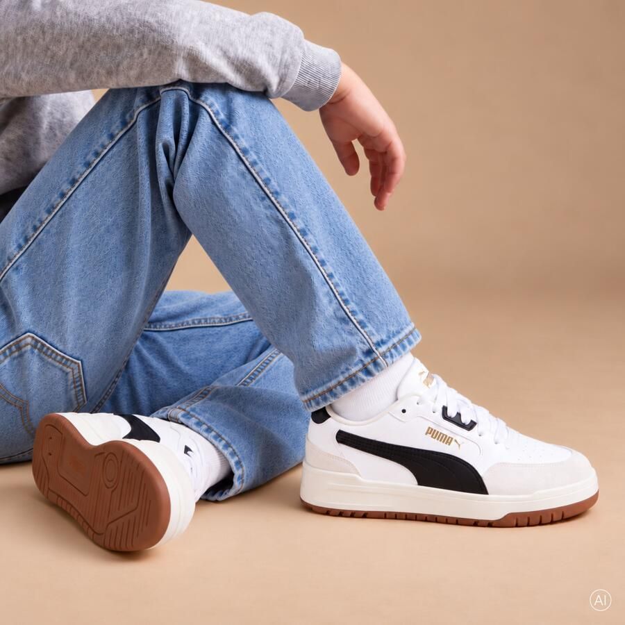 PUMA Shuffle Downtown Sneakers wit Syntetisch