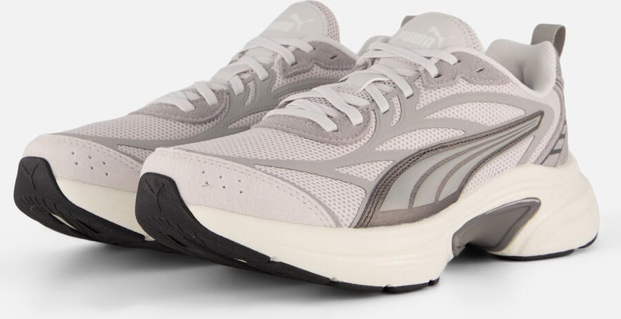 PUMA Softride Escalate Unisex Sneakers Feather Gray-Gray Echo- Aged Silver-Warm White