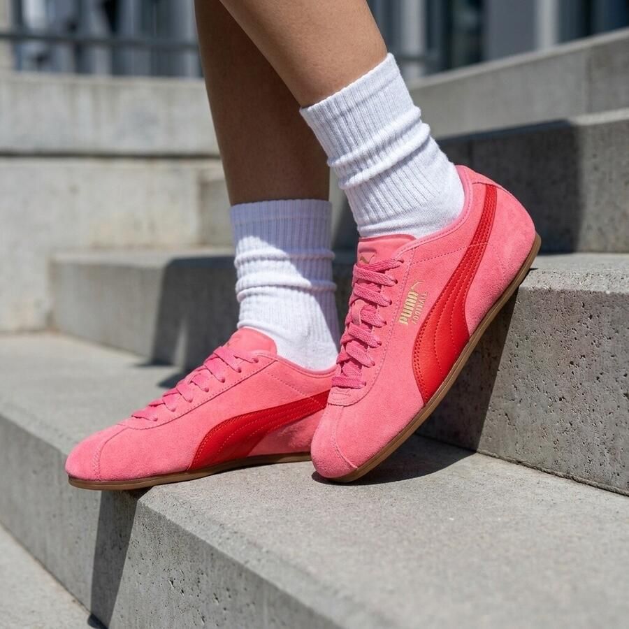PUMA Tackle Sneakers roze Suede Dames