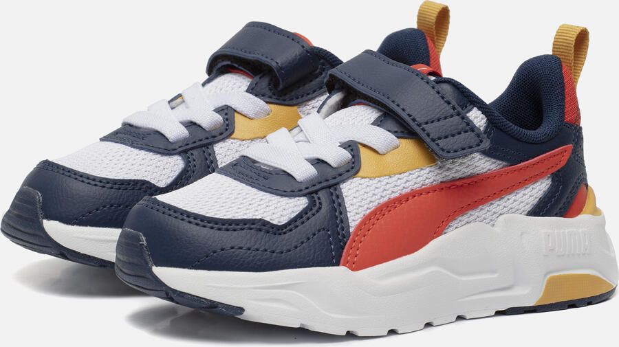 PUMA Trinity Lite AC+ PS Unisex Sneakers White-Fierce Red-Persian Blue
