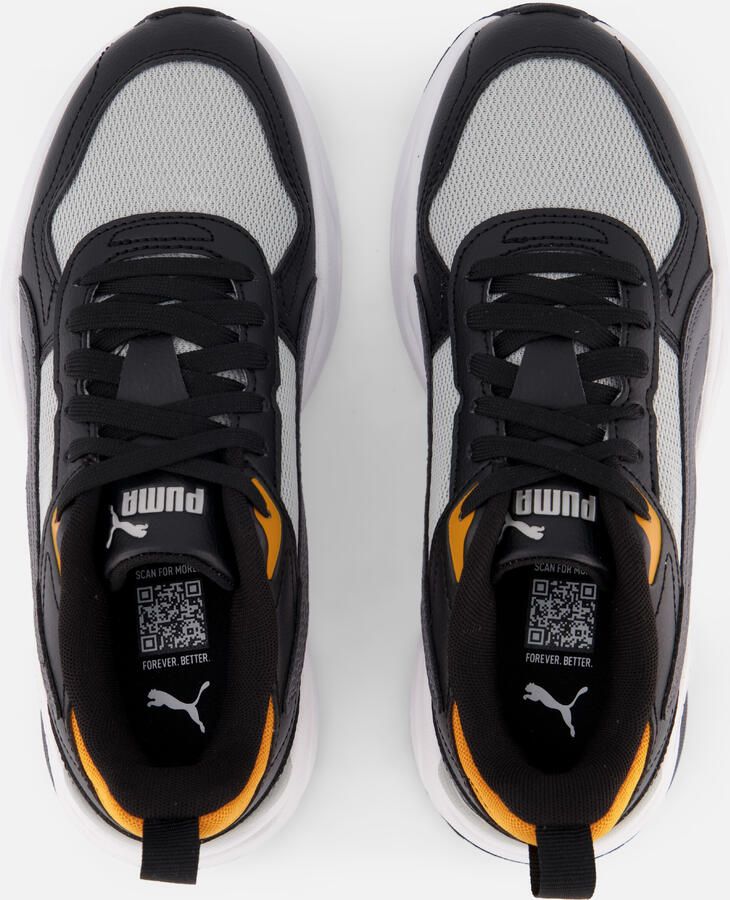 Puma Trinity 2 LT mesh sneakers lichtgrijs oranje - Foto 5