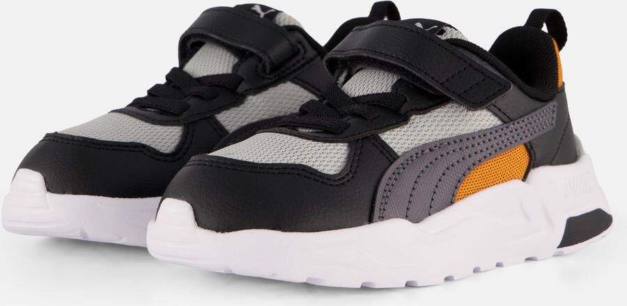 Puma Trinity 4 LT imitatieleren sneakers grijs zwart oranje - Foto 15