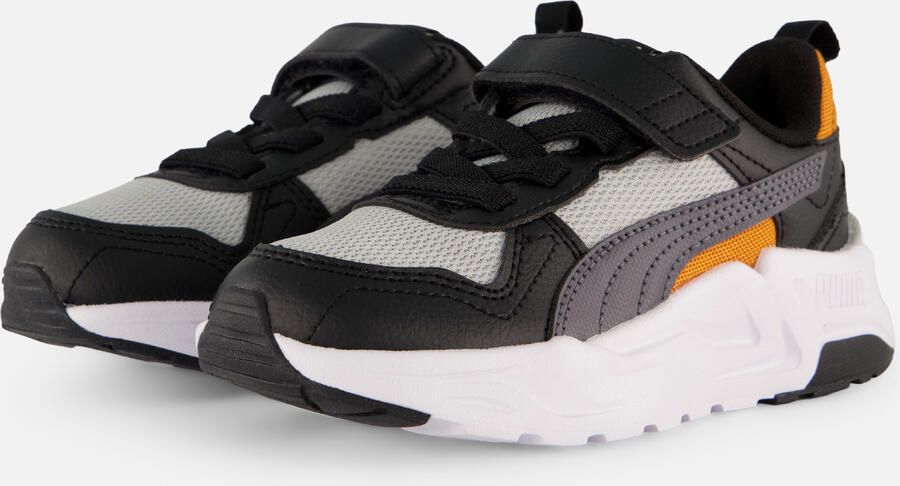 Puma Trinity 4 LT imitatieleren sneakers grijs zwart oranje - Foto 13