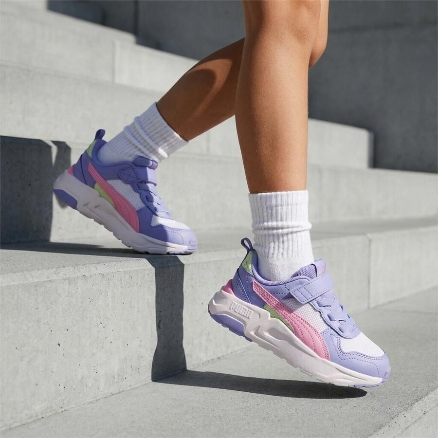 PUMA Trinity 2 LT AC+ PS Unisex Sneakers White-Pink Shimmer-Intense Lavender - Foto 4