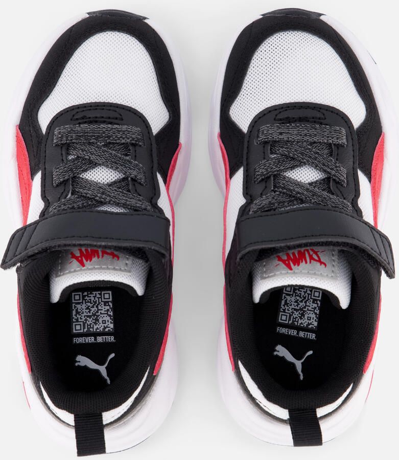 PUMA Trinity 2 LT Mid 90 PS kinder sneakers wit zwart - Foto 4