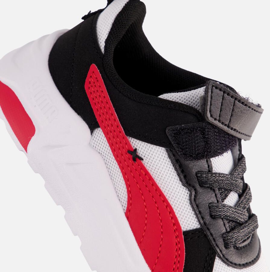 PUMA Trinity 2 LT Mid 90 PS kinder sneakers wit zwart - Foto 2
