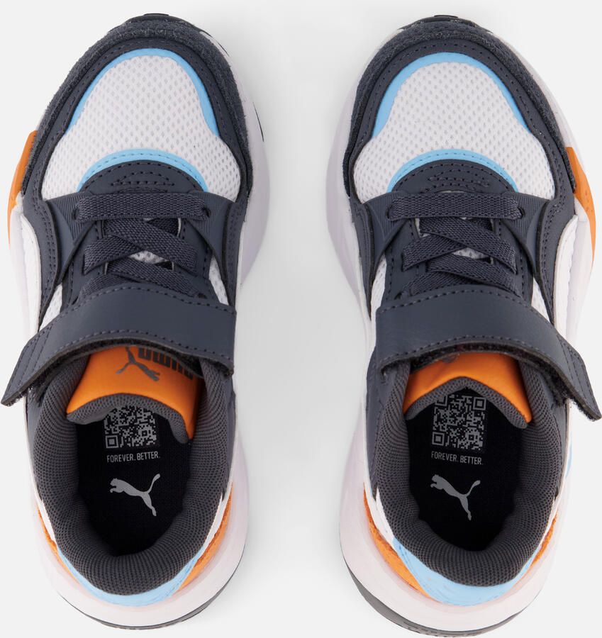 PUMA Sneakers lichtblauw antraciet oranje wit - Foto 5