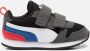 Puma R78 V Inf sneakers zwart wit grijs blauw - Thumbnail 20
