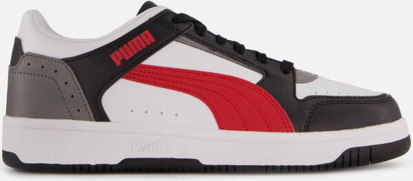 Puma Rebound Joy Low Sneakers wit Imitatieleer