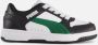 Puma Rebound JOY sneakers zwart wit groen Jongens Meisjes Imitatieleer 29 - Thumbnail 4