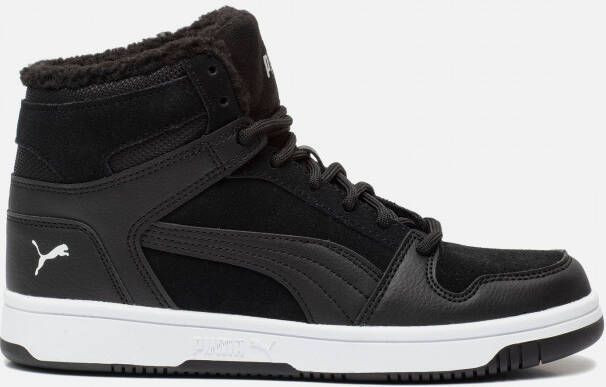 Puma Rebound Layup Fur sneakers zwart