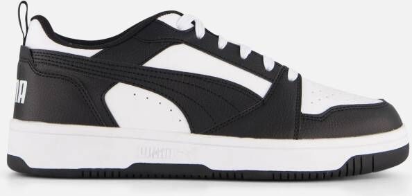 PUMA Rebound v6 Low Unisex Sneakers White- Black- Black - Foto 3