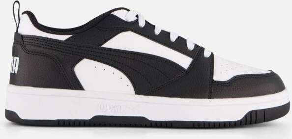 PUMA Rebound v6 Low heren sneaker sportschoen 392328 02 wit zwart - Foto 13