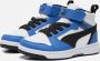 Puma Rebound v6 Mid V6 Mid sneakers wit zwart blauw Imitatieleer 34 - Thumbnail 13