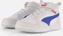 PUMA Rebound V6 Mid AC+ PS Unisex Sneakers White-Vivid Blue-Feather Gray - Thumbnail 2
