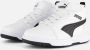 Puma Rebound V6 Mid sneakers wit zwart Imitatieleer Meerkleurig 35 - Thumbnail 2
