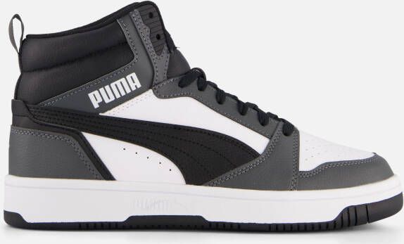 Puma Rebound v6 Sneakers grijs Imitatieleer