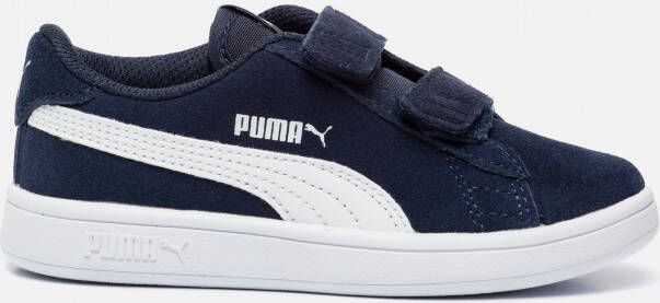 Puma Smash sneakers blauw Suede