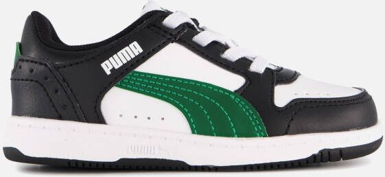 Puma Rebound Joy Lo AC sneakers zwart wit groen Imitatieleer 24