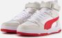 PUMA RBD GAME JR kindersneaker hoog 386172 04 wit rood - Thumbnail 3