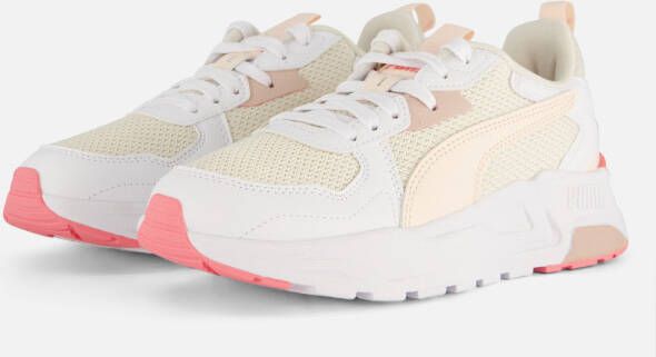 Puma Trinity Lite Jr sneakers ecru lichtroze wit Mesh Meerkleurig 35.5 - Foto 3