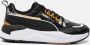 PUMA X-Ray Safari Dames Sneakers Black Saffron Mineral Yellow White - Thumbnail 1