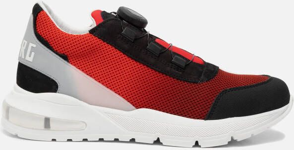 Red-Rag Low Cut Sneakers rood Leer