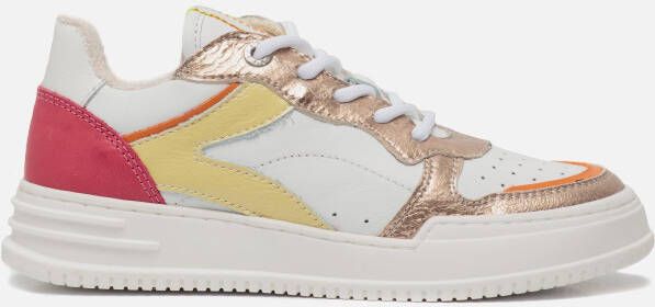 Red-Rag Sneakers geel Leer