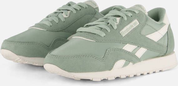 Reebok CLASSIC NYLON HYBRID Groen HYBRID Groen CHALK Dames Sneakers Groen