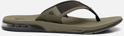 Reef Fanning slippers blauw Imitatieleer