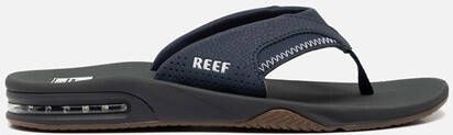 Reef Fanning slippers blauw Imitatieleer