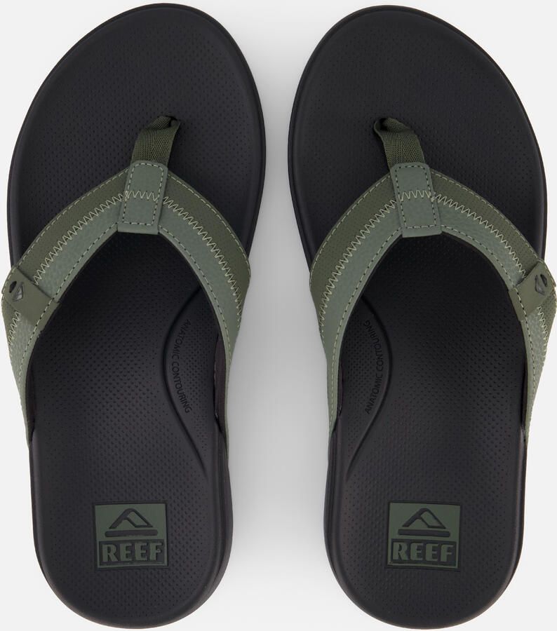 Reef Cushion Phantom 2.0 Olive Gum Heren Slippers Zwart Olijfgroen - Foto 3