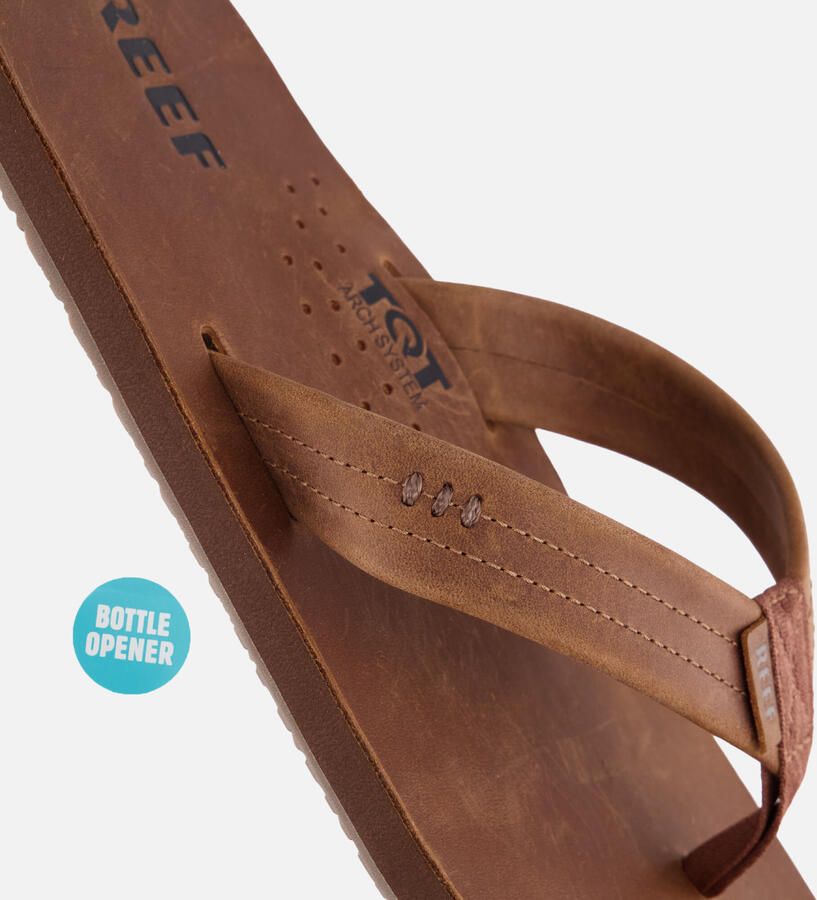 Reef Heren Darftsmen Slippers Bronze Brown 31cm - Foto 3