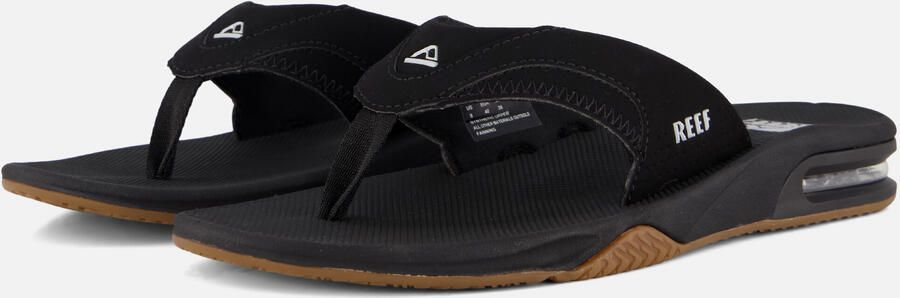 Reef Fanningblack Silver Heren Slippers Zwart Zilver - Foto 10