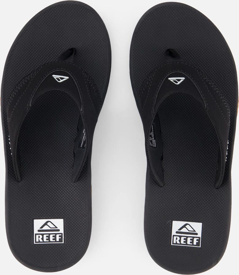 Reef Fanningblack Silver Heren Slippers Zwart Zilver - Foto 4