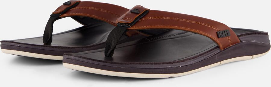 Reef Leather Offshore Copper dark brown tan Schoenen Slippers - Foto 2