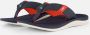 Reef KIDS SANTA ANA NAVY WHITE ORANGE Jongens Slippers navy white orange - Thumbnail 2