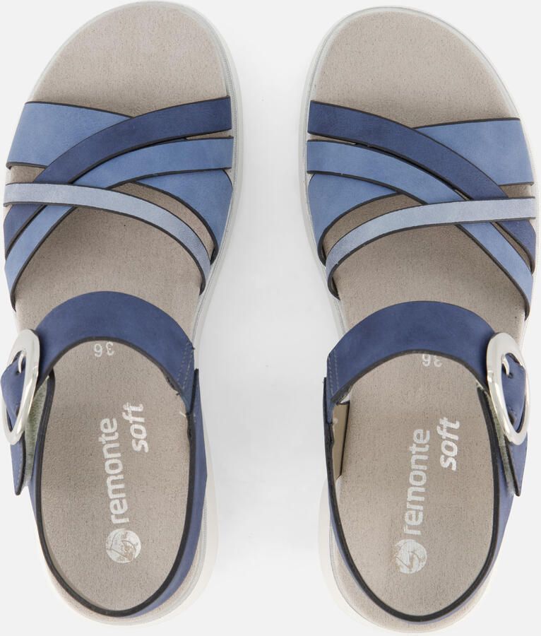 Remonte Sandalen blauw Synthetisch Dames - Foto 3
