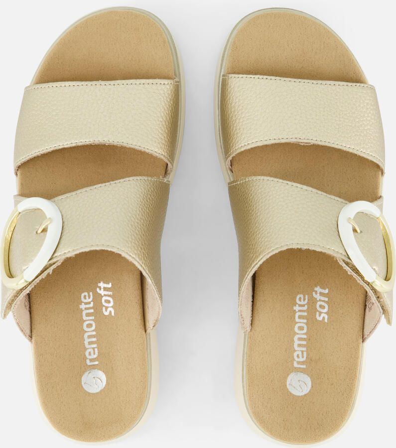 Remonte Slippers goud Synthetisch Dames - Foto 3