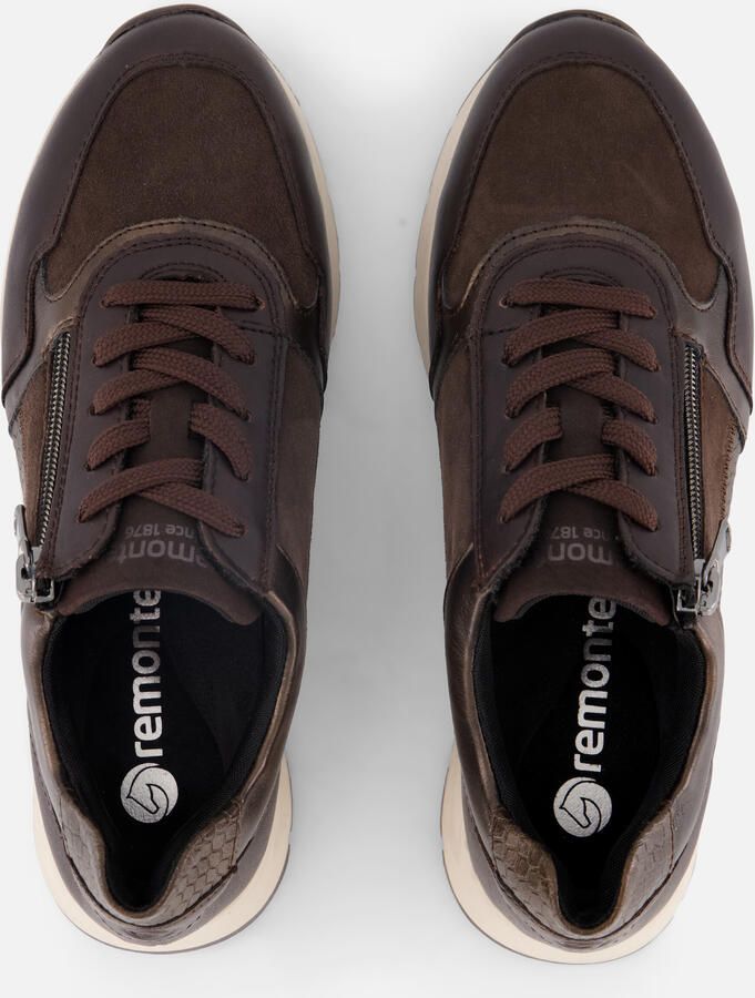 Remonte Sneakers Laag Sneakers Laag donkerbruin - Foto 3