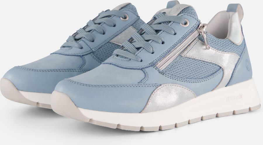 Remonte D2G11-12 Sneakers Blauw Leer Dames Blauw