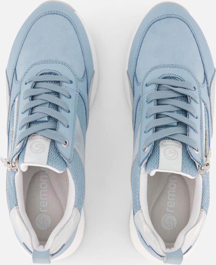 Remonte D2G11-12 Sneakers Blauw Leer Dames Blauw - Foto 3