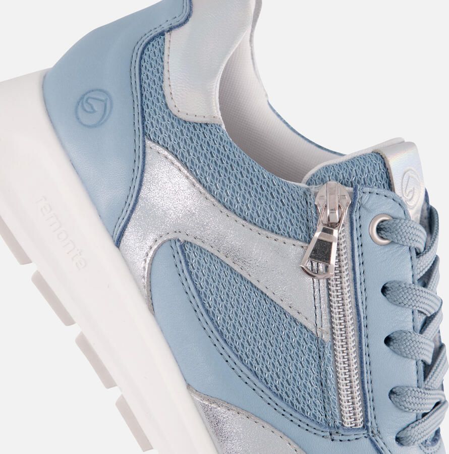 Remonte D2G11-12 Sneakers Blauw Leer Dames Blauw - Foto 2