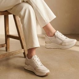 Remonte Sneakers H-leest beige Synthetisch