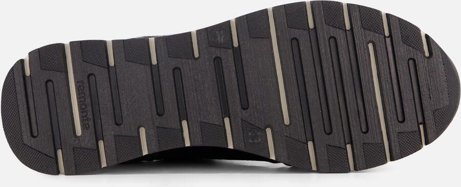 Remonte Zwarte Leren Dames Sneakers Slangenprint Zwart - Foto 9